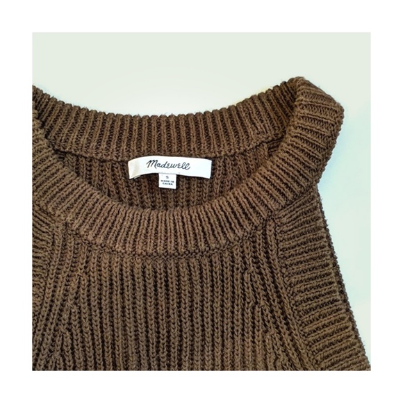 Madewell Valley Sweater Tank in Olive - Picture 5 of 5